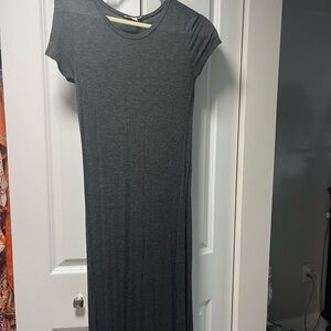 Zenana Outfitters Charcoal Maxi Dress
